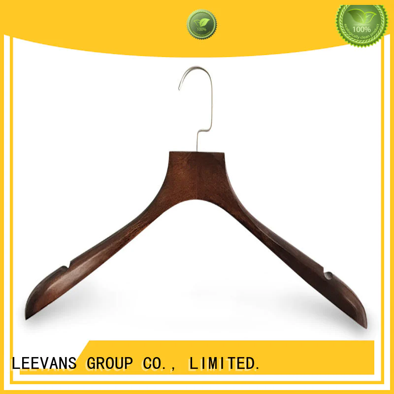 LEEVANS sales personalized wooden hangers company for skirt