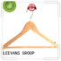 New wooden suit hangers with clips logo manufacturers for children