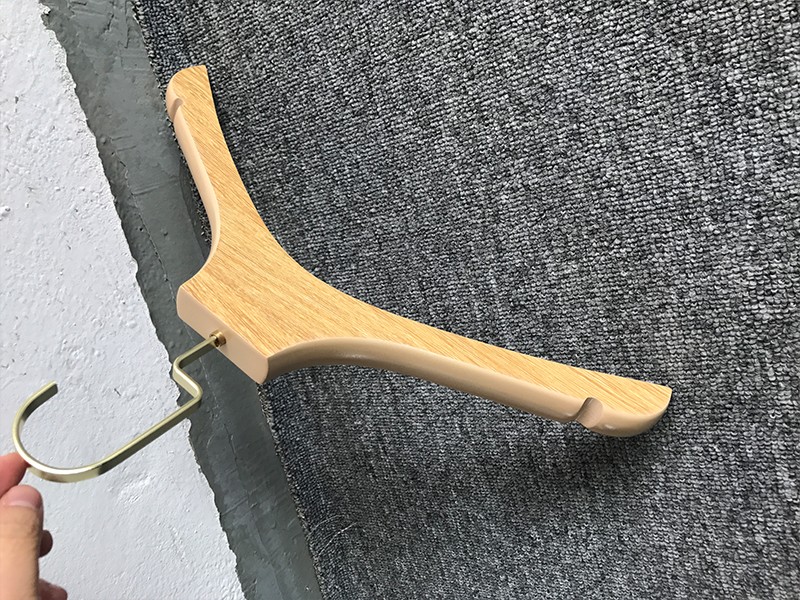 surface pink wooden hangers supplier for pants LEEVANS-wooden hanger,acrylic hanger,hangers wholesal-1