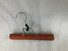 Top wooden cloth hanger creamy factory for trouser