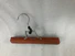 Top wooden cloth hanger creamy factory for trouser