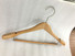 black white wooden hangers with clips sale for clothes LEEVANS