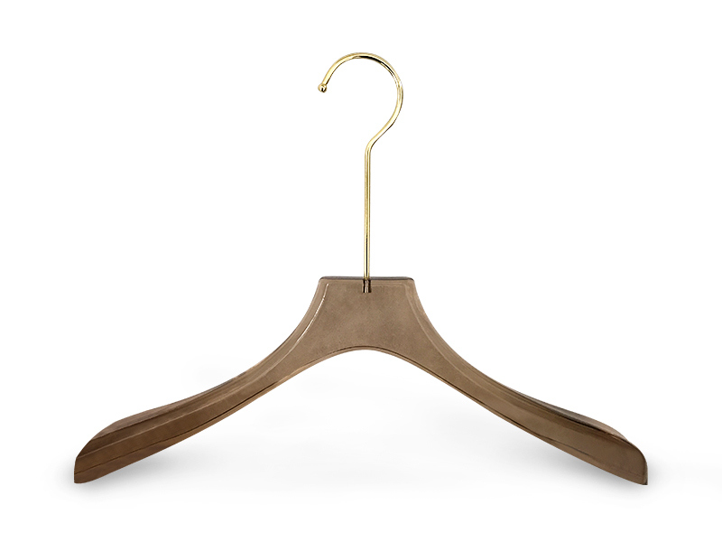 oem custom hangers with logo supplier for jackets LEEVANS