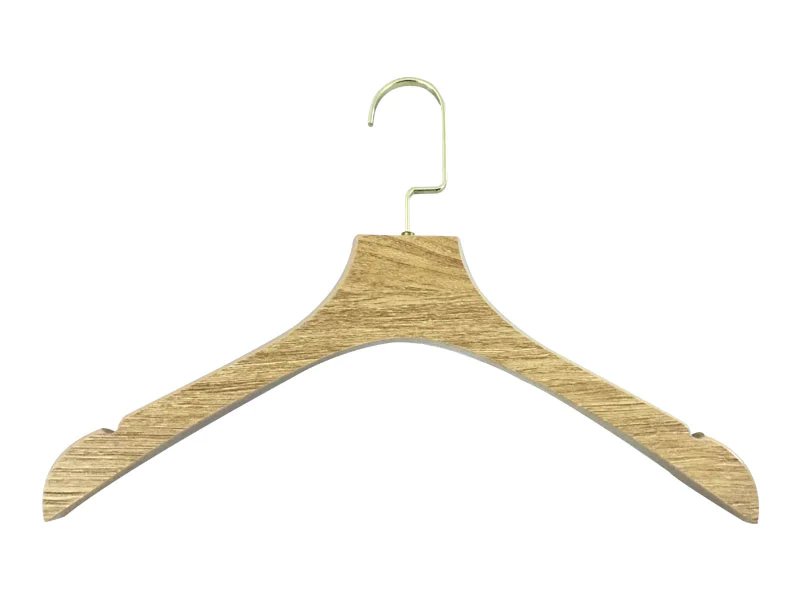 kids wooden suit hangers with metal hook for trouser LEEVANS