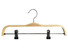 Top wooden suit hangers with clips directly for business for clothes