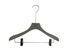 hot sale clothes hangers with clips coat with wide shoulder for casuals