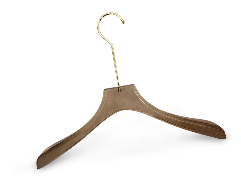 Wholesale Luxury Plexiglas Acrylic Clothes Hanger With Wide Shoulder