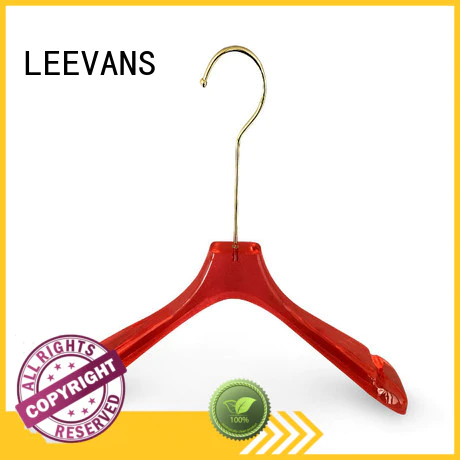 LEEVANS acrylic acrylic hanger supplier for suits