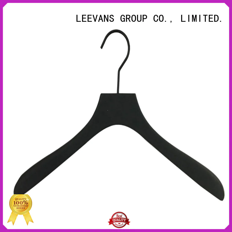 LEEVANS pant wood clothes hangers wholesale manufacturers for skirt