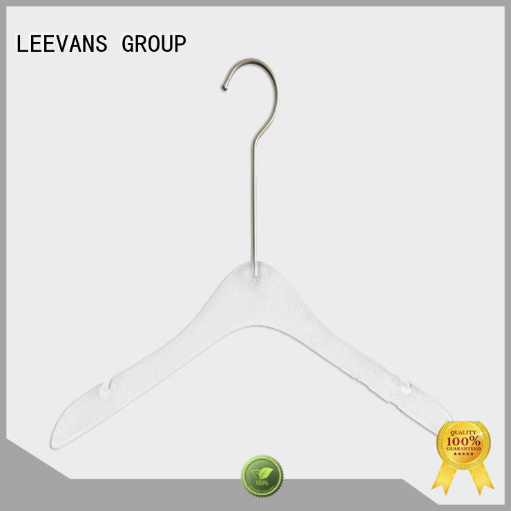 LEEVANS Latest acrylic hangers wholesale factory for T-shirts