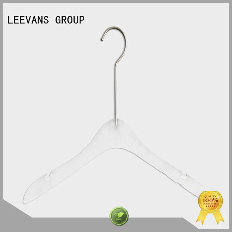 LEEVANS Latest acrylic hangers wholesale factory for T-shirts