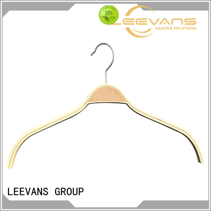 LEEVANS Wholesale wooden coat hangers wholesale company for pants