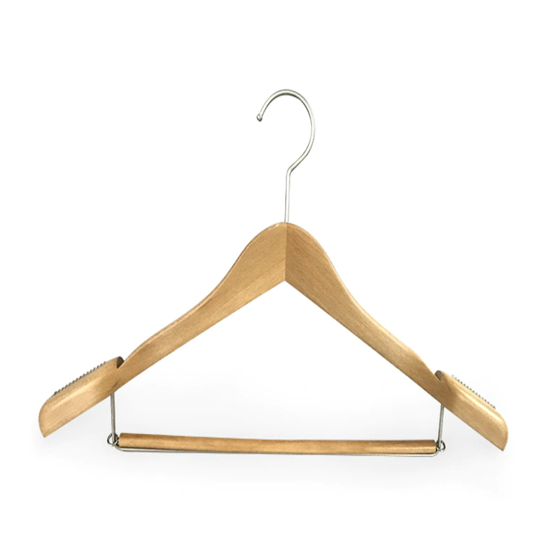 hotel wooden trouser hanger manufacturer for trouser