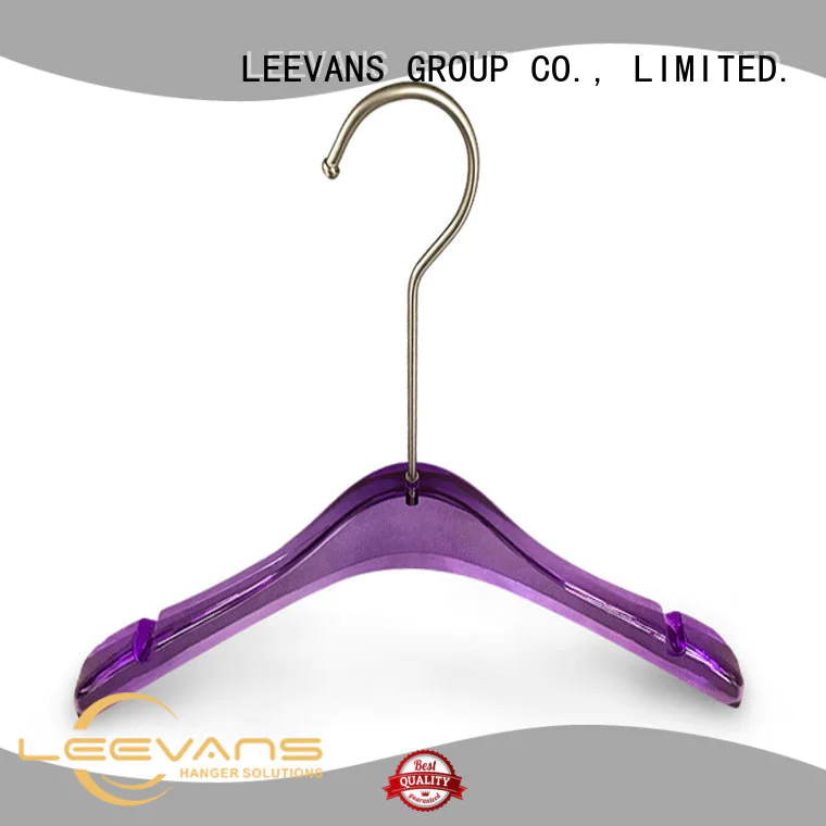 clothes decorative clothes hangers with wide shoulder for T-shirts LEEVANS
