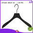 High-quality black wooden hangers customized manufacturers for skirt