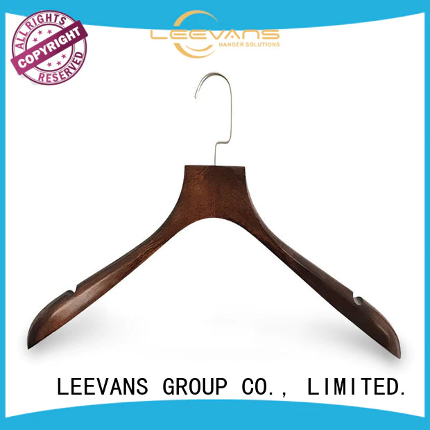 Latest discount wooden hangers logo company for pants
