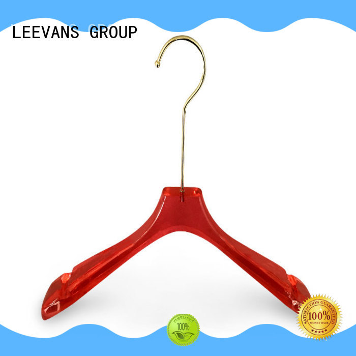 LEEVANS Wholesale acrylic hangers wholesale company for pant