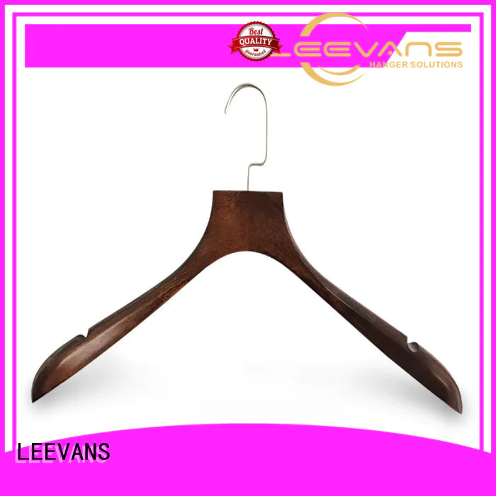 LEEVANS New wooden hanger price company for clothes