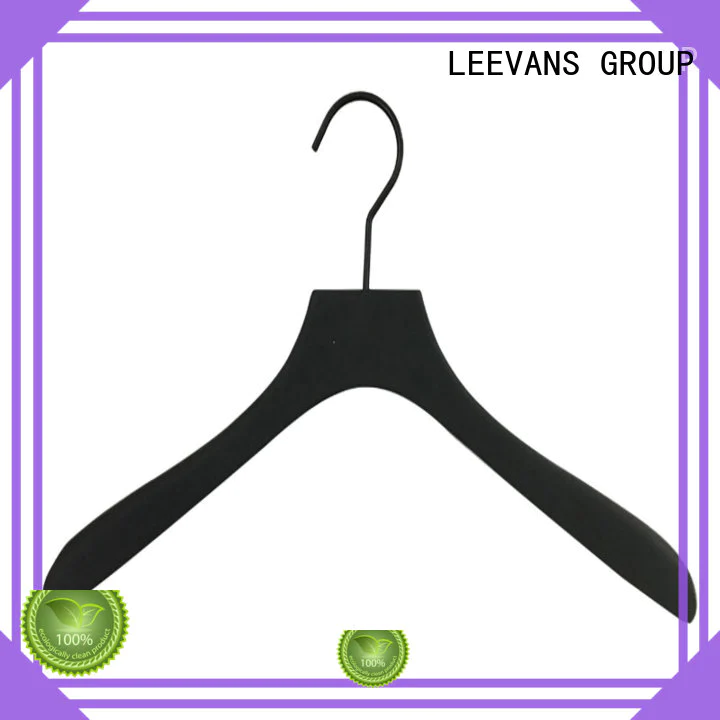 wooden dress hangers clamp for kids LEEVANS