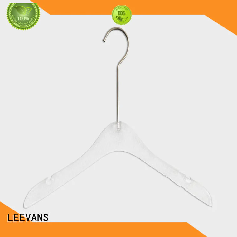 LEEVANS oem clear clothes hangers manufacturers for suits