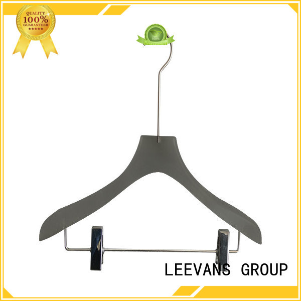 clear decorative clothes hangers supplier for T-shirts LEEVANS