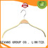 New white wooden clothes hangers shape factory for kids