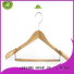white wooden hangers with clips hangers for children LEEVANS