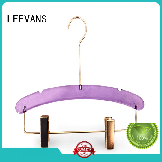 acrylic hanger wholesale promotional for jackets LEEVANS