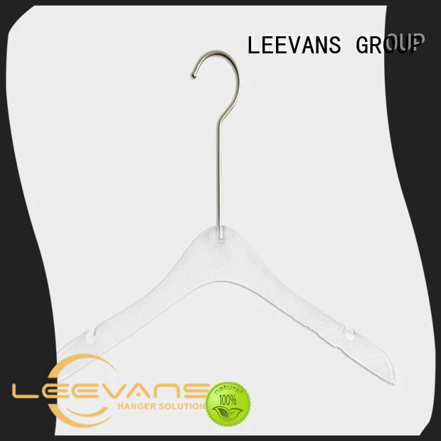 LEEVANS fashion acrylic hanger wholesale for casuals