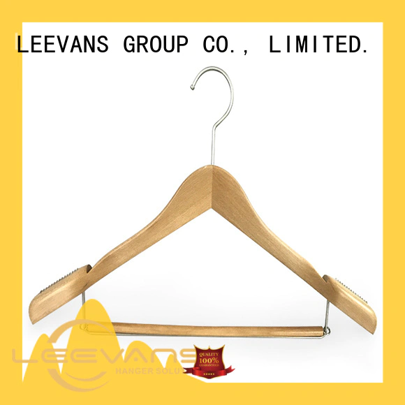 Custom best wooden coat hangers color for business for trouser