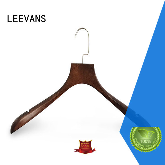 LEEVANS Best dark wood coat hangers manufacturers for pants