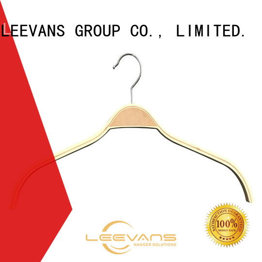 LEEVANS suits white wooden skirt hangers Supply for children