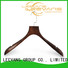 Wholesale white wooden skirt hangers color factory for clothes