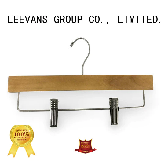 LEEVANS hanger personalized wooden hangers Suppliers for clothes