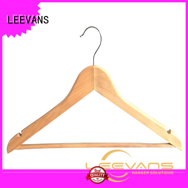 LEEVANS ultra wooden suit hangers wholesale company for children
