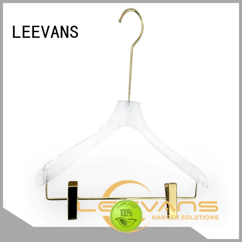 New clear acrylic hangers clips for business for T-shirts