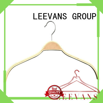 LEEVANS garment wooden cloth hanger supplier for trouser