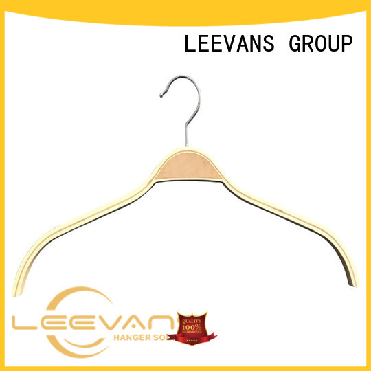 LEEVANS finish best wooden hangers wholesale for trouser