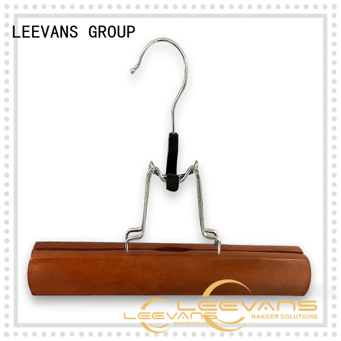 LEEVANS fashion custom wooden hangers wholesale for pants