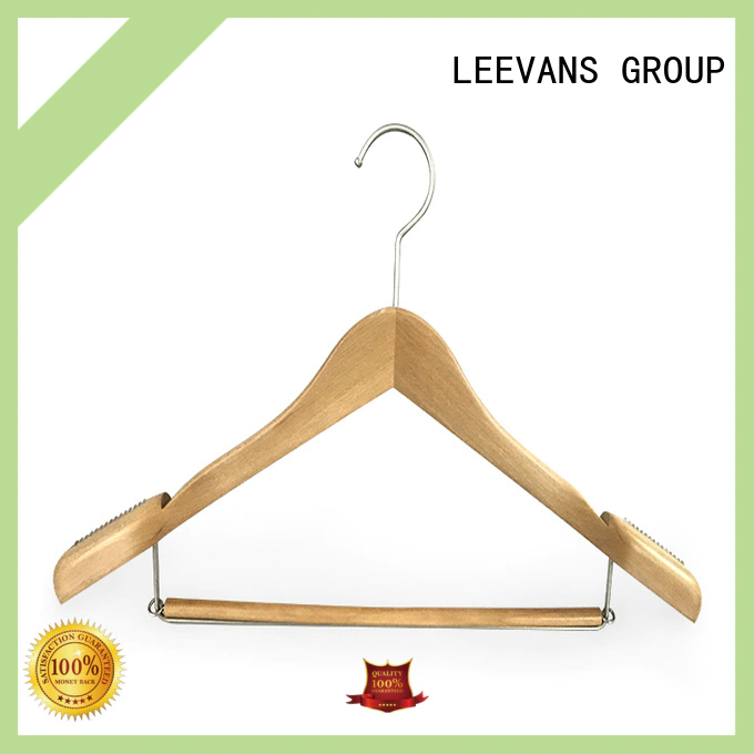 Wholesale thin wooden hangers brands Supply for skirt
