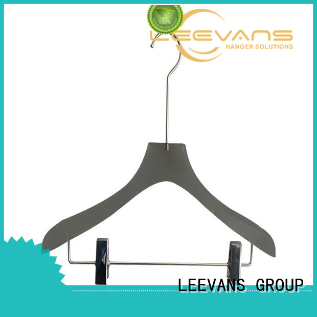 highgrade clothes hangers with clips hanger for pant LEEVANS