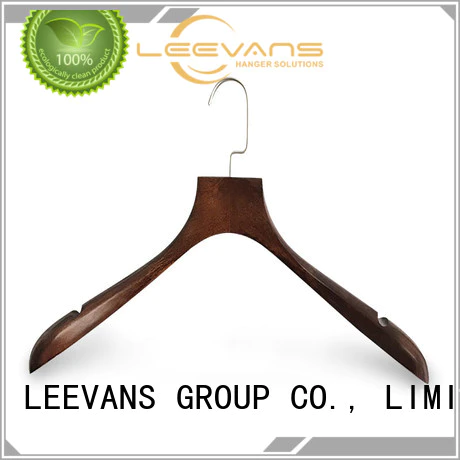 LEEVANS High-quality white wooden coat hangers Suppliers for pants