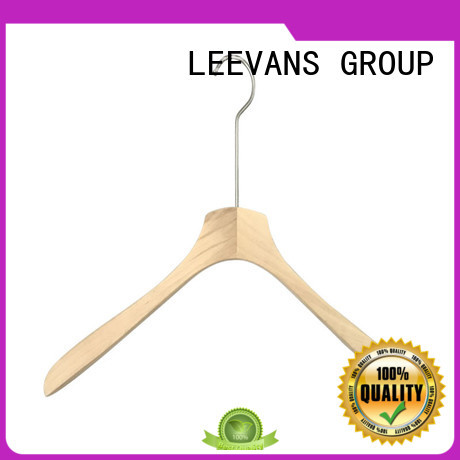 LEEVANS extension wooden coat hanger manufacturer for trouser
