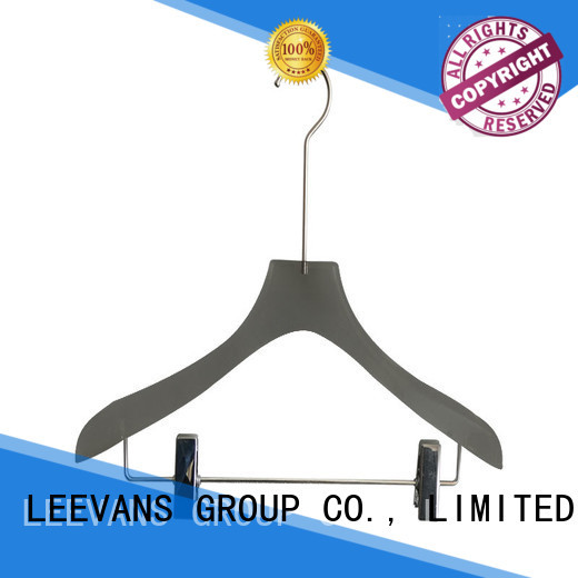 custom clothes hangers with clips luxurious supplier for suits