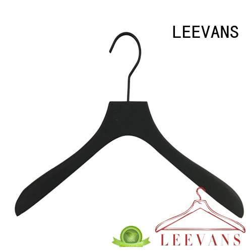 round kids wooden hangers supplier for skirt LEEVANS