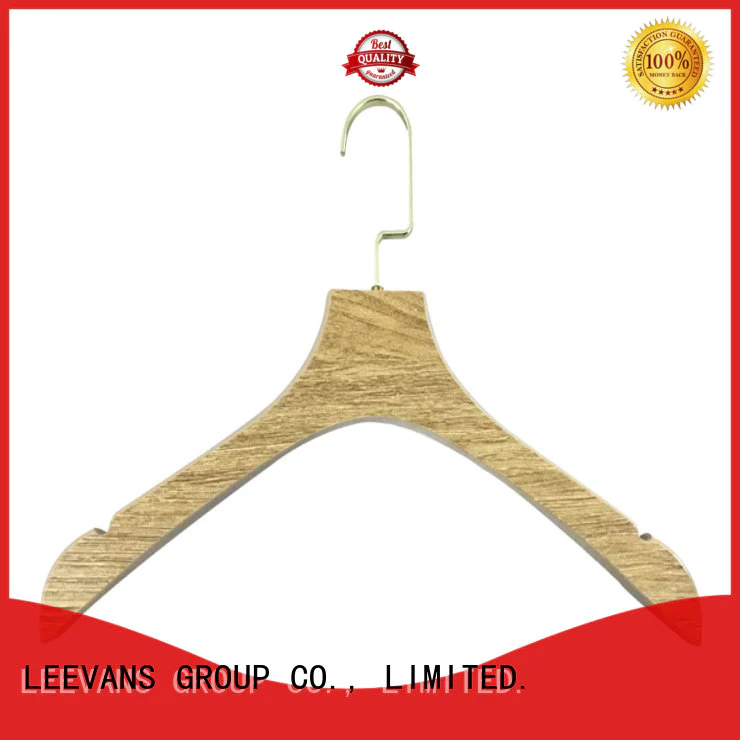 LEEVANS locking quality wooden hangers for business for pants