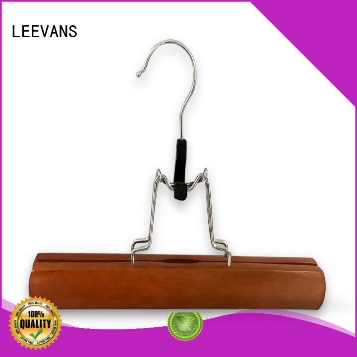 ultra wooden clothes hanger supplier for children LEEVANS