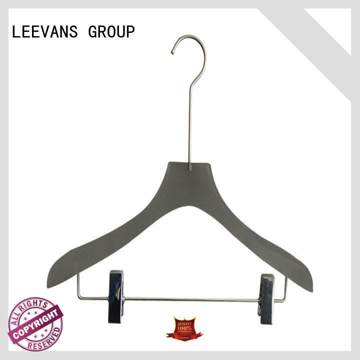 LEEVANS logo black coat hangers manufacturers for sweaters