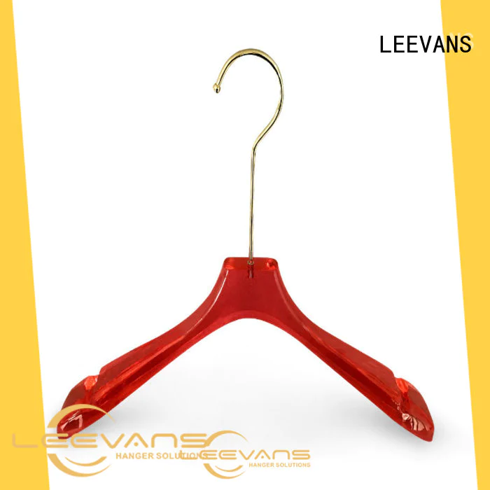 LEEVANS fullfeatured clear clothes hangers for business for T-shirts