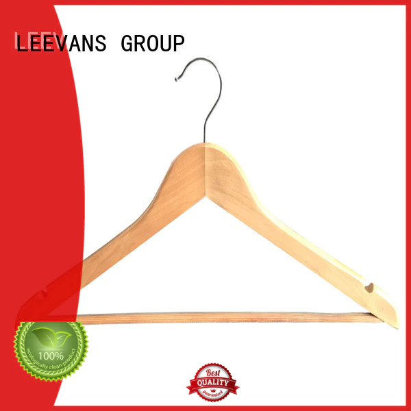 LEEVANS Top wooden cloth hanger manufacturers for pants